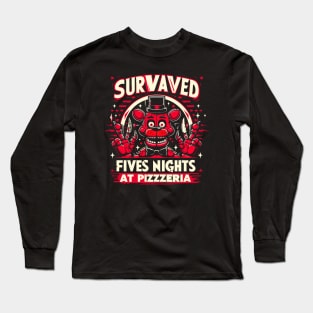 I Survived Five Nights at Freddy's Pizzeria Long Sleeve T-Shirt